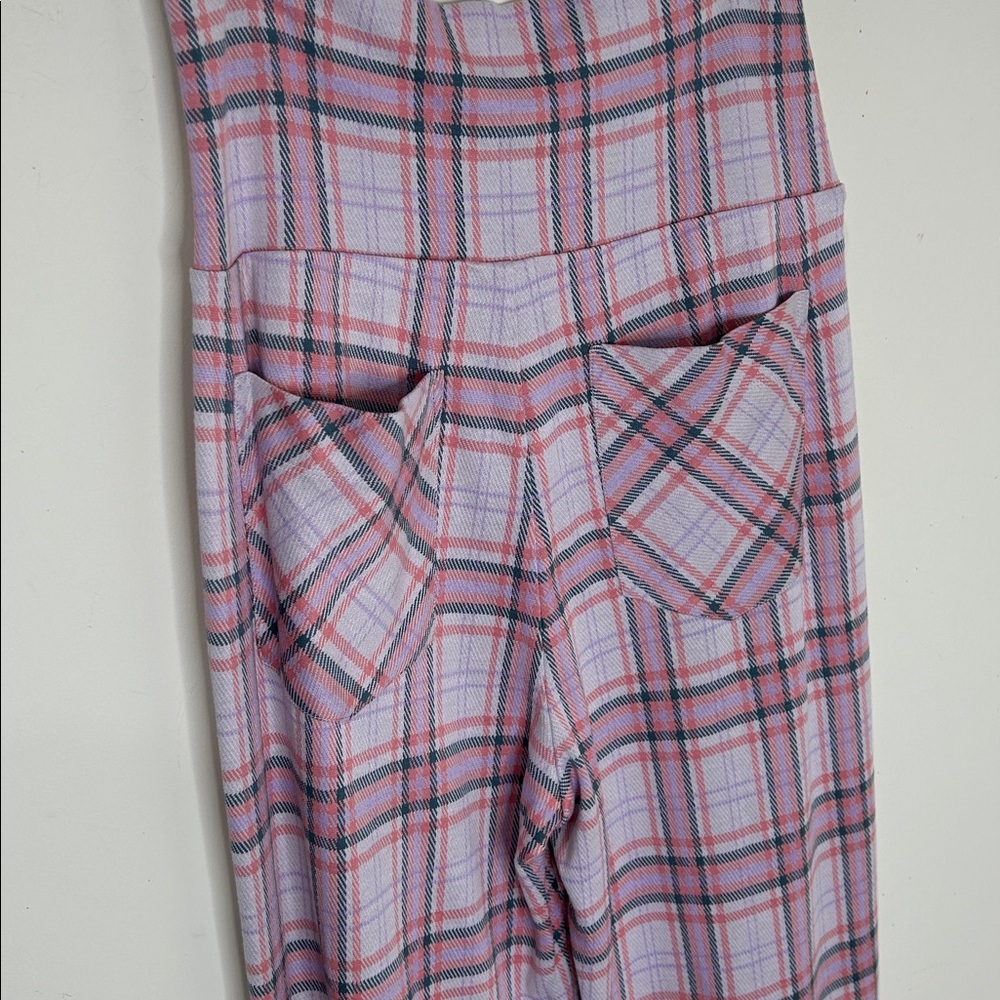 CAbi Pink Plaid Ankle Pants - Picture 9 of 15